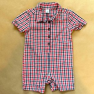 Old Navy Short Sleeve Printed Romper for Baby 12-18M